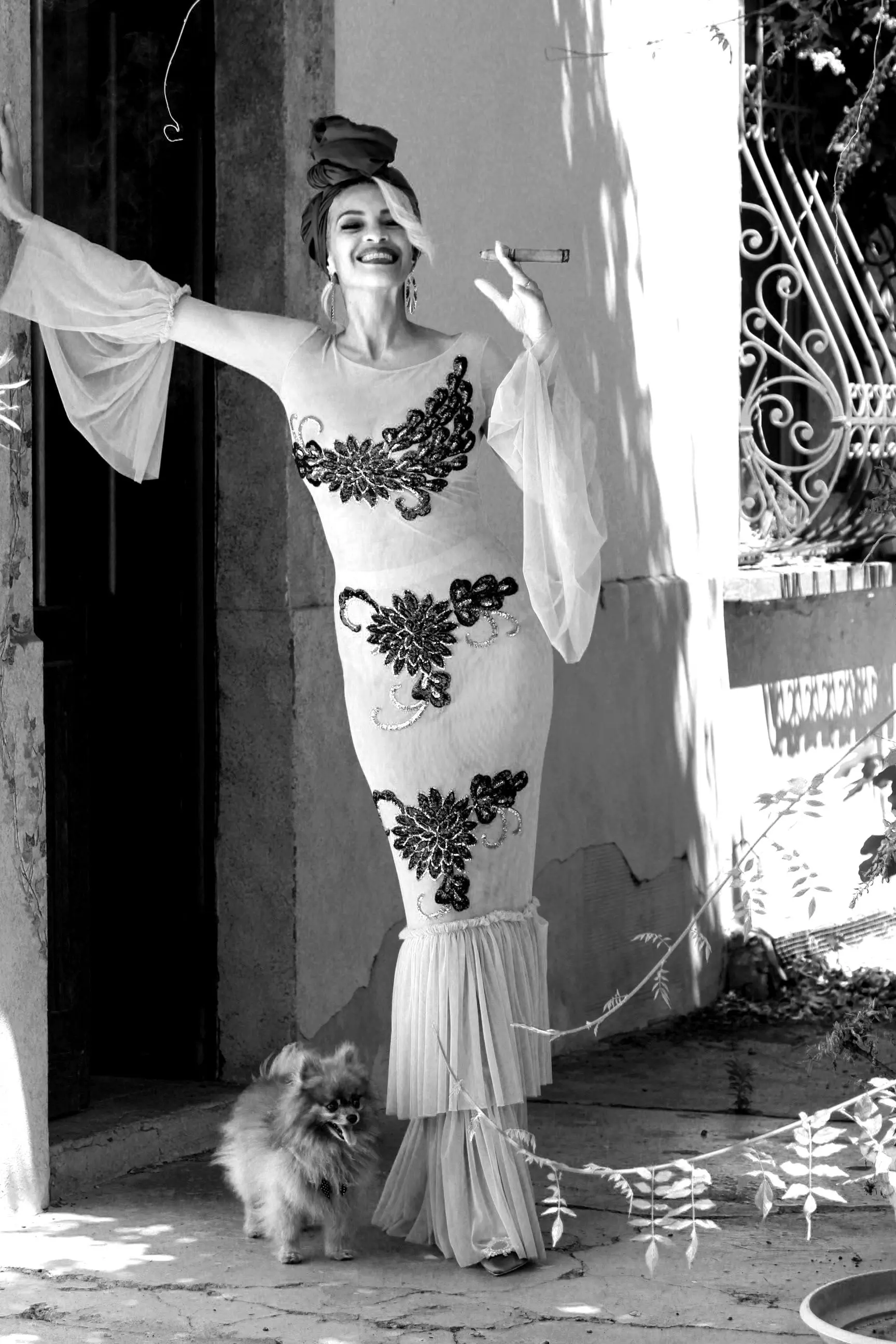 Fashion shoot Yenisey Constantin book fotografico modella